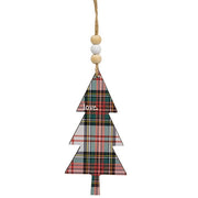 Hope - Love - Joy Plaid Christmas Tree Ornament  (3 Count Assortment)