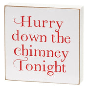 On The Nice List 3" Square Block  (3 Count Assortment)