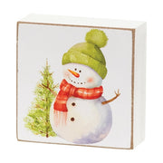 Snow One Like You 2" Square Block  (4 Count Assortment)