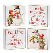 In The Meadow 2" Square Block  (4 Count Assortment)