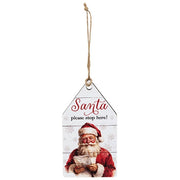 Vintage Santa Believe Wooden Tag  (3 Count Assortment)
