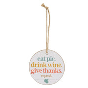 Gobble Wobble Wooden Wine Tag  (3 Count Assortment)