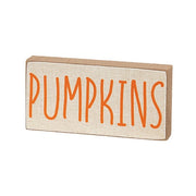 Halloween Words Mini Block  (3 Count Assortment)