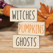 Halloween Words Mini Block  (3 Count Assortment)