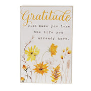 Golden Fall Wildflowers Box Signs  (2 Count Assortment)