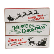 Christmas Magic Thin Mini Block  (3 Count Assortment)