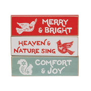 Merry & Bright Yuletide Thin Mini Block  (3 Count Assortment)