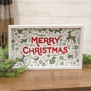 Merry Christmas Yuletide Folklore Friends Tray or Sign