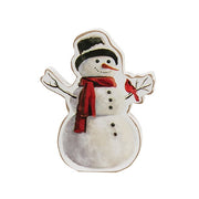 Wonderful Christmas Time Box Sign & Snowman Sitter (Set of 2)