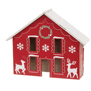 Wooden Yuletide Folklore Houses (Set of 3)