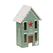 Wooden Yuletide Folklore Houses (Set of 3)