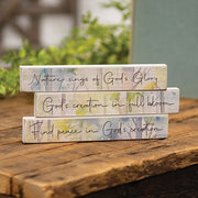 God's Creation Woodland Mini Stick  (3 Count Assortment)