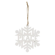 Sparkle Snowflake Word Ornament  (3 Count Assortment)