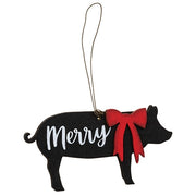 Christmas on the Farm Wooden Ornaments (Set of 6)