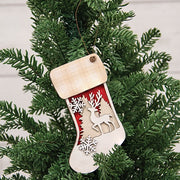 Woodland Deer & Snowflake Stocking Ornament