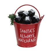 Bucket of Coal Ornament  (3 Count Assortment)