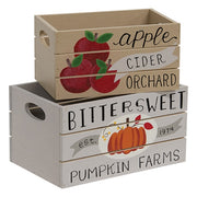 Bittersweet Pumpkin Farms Nesting Crates (Set of 2)