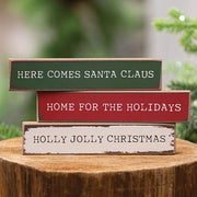 Holly Jolly Christmas Mini Stick  (3 Count Assortment)