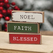 Blessed Faith Noel Tiny Mini Stick  (3 Count Assortment)