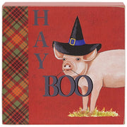 Hay Boo Scaredy Box Sign  (3 Count Assortment)