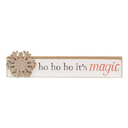 Happy Ho Ho Holidays Snowflake Mini Stick  (3 Count Assortment)