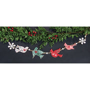 Yuletide Folklore Birds & Snowflakes Wooden Garland