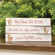Warm Winter Wishes Frosty Woodland Mini Stick  (3 Count Assortment)