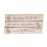 Warm Winter Wishes Frosty Woodland Mini Stick  (3 Count Assortment)
