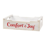 Most Wonderful Time of the Year Wooden Crates with Handles  (Set of 3)