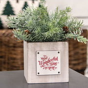 Most Wonderful Time of the Year Wooden Box