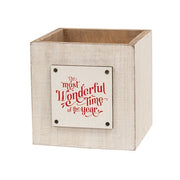 Most Wonderful Time of the Year Wooden Box