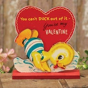 You Can't Duck Out of It Vintage Duck Sitter on Base