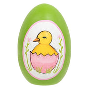 Hand Painted Hatching Chick Wooden Easter Egg