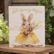Let Spring Begin Bunny Block