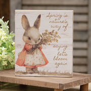 Lets Bloom Again Bunny Block
