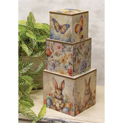 Vintage Spring Stacked Boxes (Set of 3)
