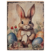 Vintage Easter Bunny Block  (3 Count Assortment)