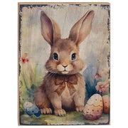 Vintage Easter Bunny Block  (3 Count Assortment)