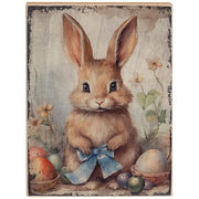 Vintage Easter Bunny Block  (3 Count Assortment)
