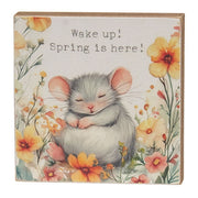 Sleeping Mouse Floral Block  (3 Count Assortment)