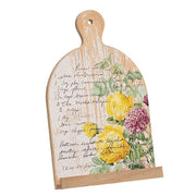 Vintage Rose Pecan Tart Recipe Book Holder