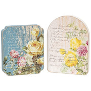 Vintage Rose Pecan Pastry Recipe Block  (2 Count Assortment)