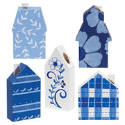 Indigo Bloom House Bud Vases (Set of 5)