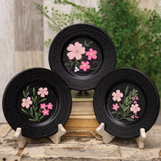 Blessed Blooms Wooden Plate  (3 Count Assortment)