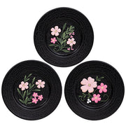 Blessed Blooms Wooden Plate  (3 Count Assortment)
