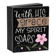 Hope Grace Strength Floral Trinket Box  (3 Count Assortment)