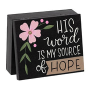 Hope Grace Strength Floral Trinket Box  (3 Count Assortment)