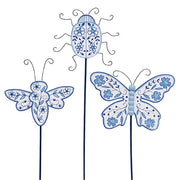 Layered Flutterbug Plant Pokes (Set of 3)