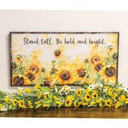 Stand Tall Watercolor Sunflower Sign