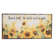 Stand Tall Watercolor Sunflower Sign